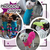 OUOBOB Dog Sweater Thick, Sweaters for Large Size Dogs Comfy, Stretchy Pullover Dog Sweater for Large Doggie, Christmas Dogs Sweaters Unisex, Warm Pet Knitwear Boston Terrier, Frenchie (Purple L)