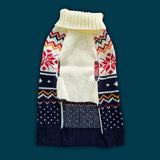 Cozy Acrylic Dog Sweater for Outdoor Adventures—Breathable & Insulating Knit—Classic Fit—Backpacking Gear for Dogs—Dog Hiking Gear—Dog Camping Gear (Large, Nordic)