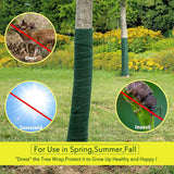Konload Tree Protector Wraps, Winter Tree Trunk Guard Shrub Trees Antifreeze Bandage Protector Wrap Tree Protection from Deer and Animal