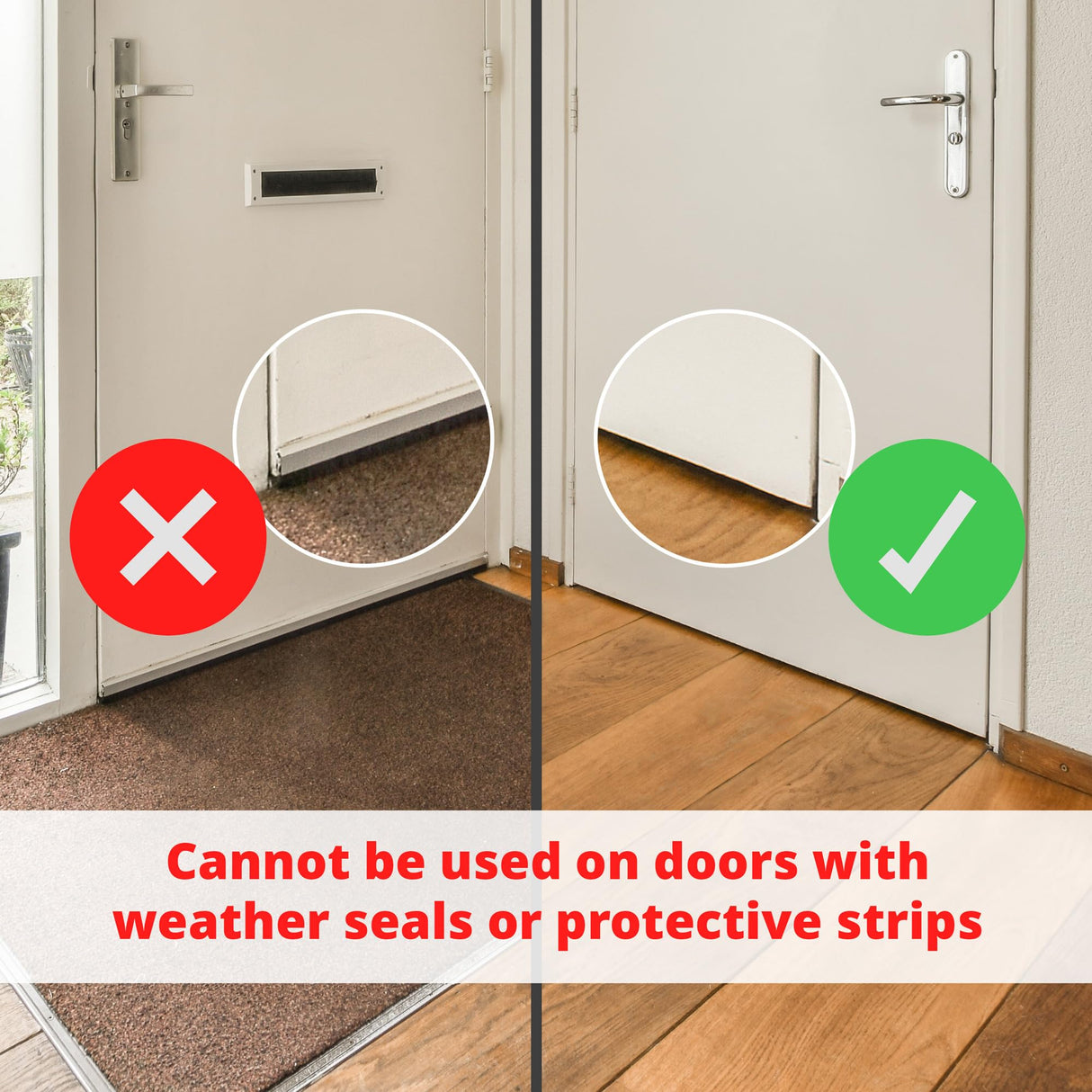DoorJammer Portable Door Lock Brace for Home Security and Personal Protection (DJ4LD – Lockdown (XL Edition))