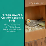 RoudyBush Daily Maintenance Bird Food, Mini, 10-Pound