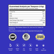 Load image into Gallery viewer, Wonder Paws Fish Oil for Dogs - Omega 3 for Dogs from Alaskan Salmon, Cod &amp; Krill Oil - EPA DHA Fatty Acids - Less Shedding &amp; Itching - Skin, Joint, Immune &amp; Heart Health - Liquid Supplement (16 oz)
