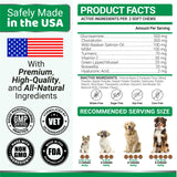 Glucosamine for Dogs - 240 Chews - Hip and Joint Supplement for Dogs - Advanced Glucosamine Chondroitin Treats with MSM - Joint Pain Relief - Large & Small Breed - Mobility Support - Made in USA