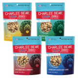 Charlee Bear Original Crunch Dog Treats Variety Pack, 16 oz (4-Pack) - Liver, Egg & Cheese, Chicken Soup & Garden Veggie, Turkey Liver & Cranberries Made in The USA Natural Training Treats for Dogs