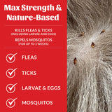 Skout's Honor Flea and Tick Shampoo for Dogs - Natural Peppermint & Cedarwood Formula, Helps to Protect from and Against Fleas, Ticks, and Mosquitos, 16 oz