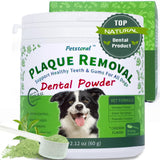 Petstoral Plaque Removal Natural Dental Powder for Cats - Cat Dental Care and Bad Breath Treatment, Chicken Flavour - Cat Teeth Cleaning Powder