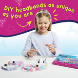 PURPLE LADYBUG Mermaid Headband Making Kit - Mermaid Hair Accessories for Girls 6-8 Years Old - DIY Hair Kit for Girls - Mermaid Crafts for Girls Ages 6-8, Stocking Stuffers for Girls Christmas Gifts