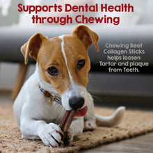 Load image into Gallery viewer, Riley's 6 Inch Beef Collagen Sticks for Dogs, Collagen Chews for Dogs, Bully Stick &amp; Rawhide Alternative, Long Lasting, No Raw Hide Chews, Single Ingredient Dog Treat - 5 ct
