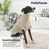 Dog Sweaters for Medium Dogs Girl Boy, Pet Thermal Knitted Turtleneck Medium Dog Sweater for Dogs Pets Winter Clothes Outfits, Greyhound, Apricot M