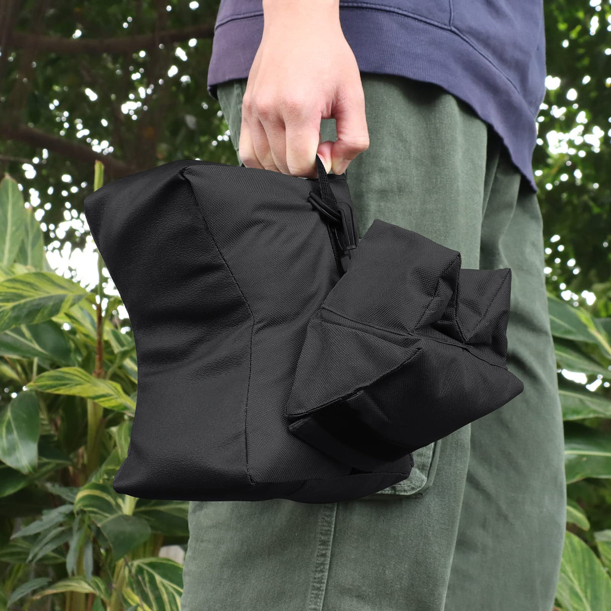 Twod Outdoor Shooting Rest Bags - Target Sports Bench Rest with Front & Rear Support SandBag Stand Holders for Gun Rifle Shooting Hunting Photography - Black