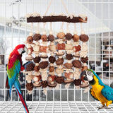 Deloky Extra Large Parrot Toy-Natural Wooden Chewing Tearing Toy for African Grey, Amazon Parrots, Macaws, Medium Breeds