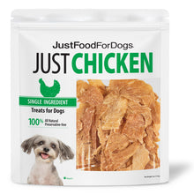 Load image into Gallery viewer, JustFoodForDogs Healthy Dog Treats, Single-Ingredient, Chicken Breast, 5 oz
