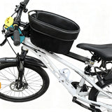 Bike Dog Carrier for Small Dogs – Quick Release Front Bicycle Pet Basket with Inner Safety Leash, Reinforced Support Bar, Fits Most Bikes & E-Bikes(Under 15 pounds)