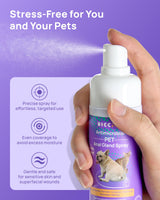 HICC PET Anal Gland Spray 4 oz, Hot Spot Spray Treatment for Dogs & Cats, Dog Anti Itch Spray, Soothing Inflamed Elimination Odor, Vet Recommended for Anal Gland Support