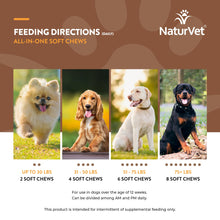Load image into Gallery viewer, NaturVet All-in-One Dog Supplement - for Joint Support, Digestion, Skin, Coat Care – Dog Multivitamins with Minerals, Omega-3, 6, 9 – Wheat-Free Vitamins for Dogs – 240 Soft Chews
