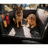 VOYURAN Back Seat Extender for Dogs with Hard Bottom, Dog Car Seat Cover for Back Seat, Waterproof Backseat Dog Extender & Hammock, Fits Most Cars, SUVs &Trucks, Medium&Large Dogs