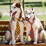 Segarty Adjustable 50 PCS Dog Ties Neckties, Dog Neck Ties and Bows for Medium Large Pets Festival Formal Bulk Pet Bowties Collar Grooming Accessories Birthday Wedding Costumes Holiday