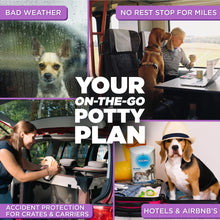 Load image into Gallery viewer, POOPH® Potty Pads™ – 50 Count – Superior Absorbency &amp; Odor Control – Absorbs 59oz, Leak-Proof, Track-Proof, Spill-Proof – Quick-Dry, Disposable, 24x24 Inch – for Puppies, Seniors, Housebound Pets
