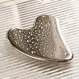 Stainless Steel Gua Sha Facial Tools Guasha for Face Metal Gua Sha Tighten Skin Massage Guasha Beauty Tool for Body Eyes Neck Massager with Travel Pouch Skin Care Gifts (Silver)