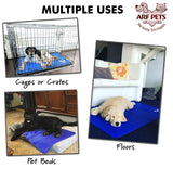 Arf Pets Dog Cooling Mat 35” x 55” Pad for Kennels, Crates & Beds, Non-Toxic, Solid Self Cooling Gel .No Fridge or Electricity Needed