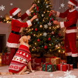 MuYaoPet Family Matching Dog and Owner Clothes Outfits,Christmas Pet Cat Sweater Costume for Small Medium Extra Large Dogs/Women/Men,Only for Pet XL
