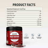 Four Leaf Rover Red Rover - Dog Urinary Tract Supplement - with Vitamins from Organic Berries and Apple - Good Source of Polyphenols and Antioxidants - 30 Large Dog Servings
