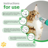 Neobay Cat Inhaler Spacer with Unique Panic Soother Training Aid & Sensitive Flow Indicator – Feline Aerosol Chamber for Cats with a Respiratory Condition – Includes 2 Masks (Small/Med) Green 1 Pack