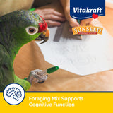 Sunseed Vita Prima Wholesome Nutrition Safflower Formula Large Parrot Food, 4 LBS, Model Number: 59758