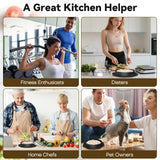 10" Pro Chicken Shredder Tool Twist Large for Kitchen, BPA-Free Food-Safe Meat Grinder, Visible Chicken Breast Meat Shredder with Strong Anti-Slip Bottom & Ergonomic Handle, Black