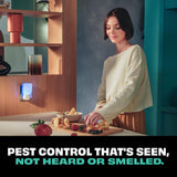 STEM Insect Trap - Indoor Fruit Fly & Gnat Pest Control for House, Home and Kitchen, Attracts & Traps Flying Bugs, Soft Blue Light - Includes 1 Plug-in Device & 3 Cartridges