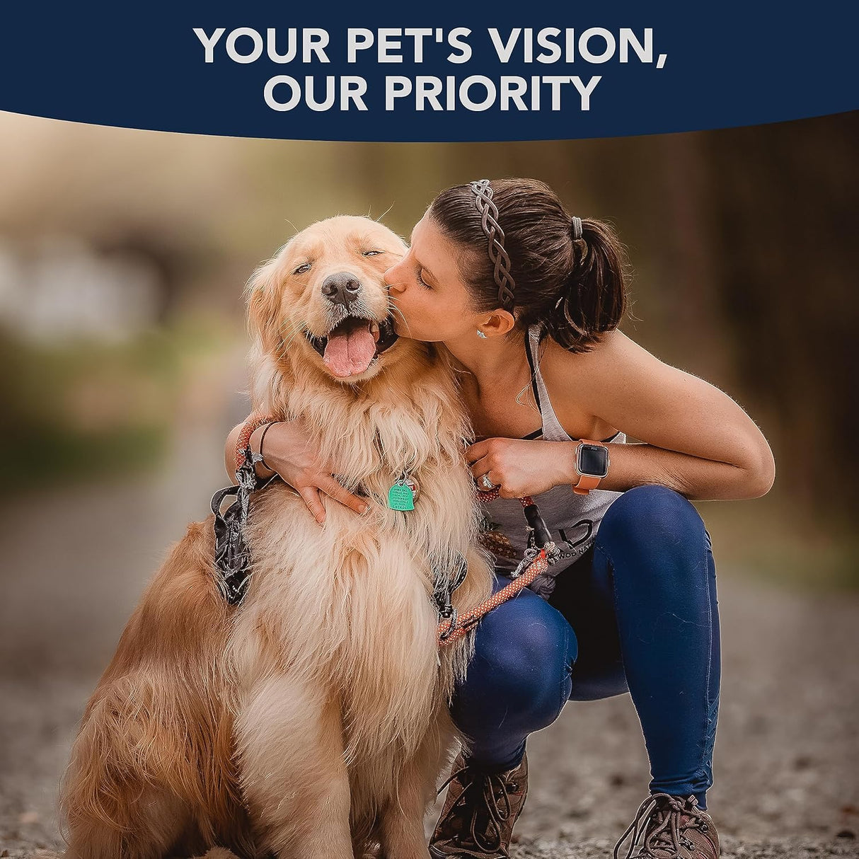 NOVEHA Pet Gel Eye Drops with 0.3% Viscoadaptive Hyaluronan | Eye Solution for Severe Dry Eyes - Long Lasting Hydration, Reduces Nuisance, Swelling & Dryness - Eye Lube for Dog and Cats (2PK - 2x10mL)