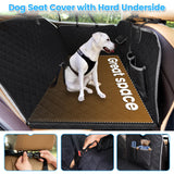 Dog Car Seat Cover for Back Seat, Back Seat Extender for Dogs with Hard Bottom, Supports 400 lbs, 2026 Upgraded Material, Anti Scratch, Safer, Easy to Use and Clean, Dog Hammock for Cars SUVs Trucks