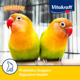 Vitakraft Vita Smart Gourmet Cockatiel and Lovebird Food - Vitamin-Fortified - Daily Pet Bird Food 4 Pound (Pack of 1)