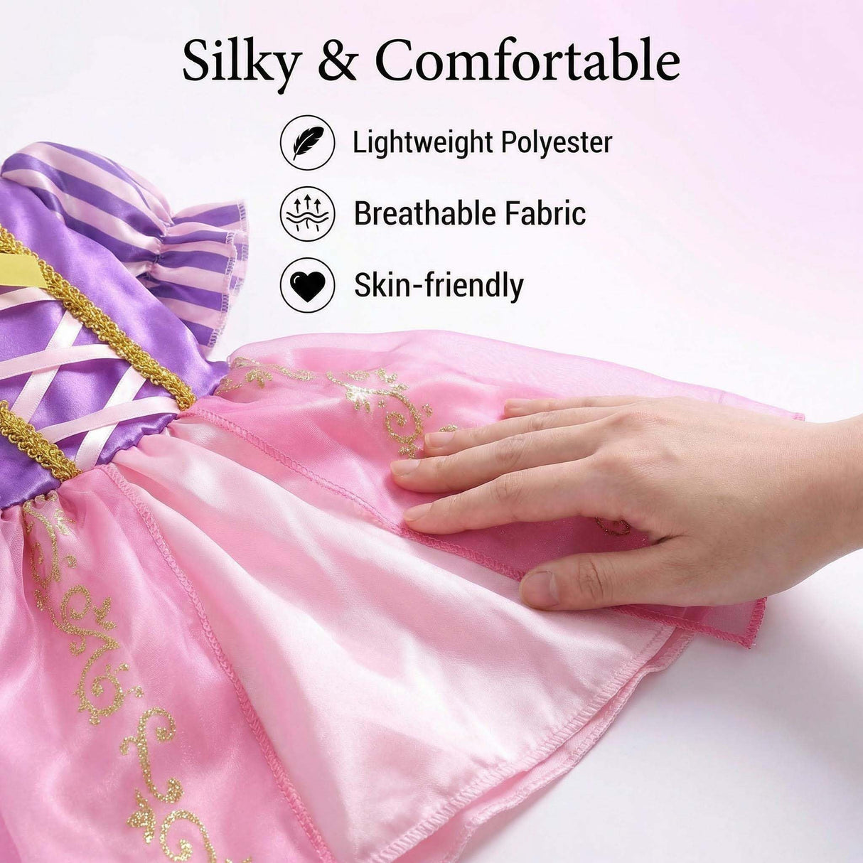 Littledropet Dog Princess Dress with Crystal Crown,Pet Halloween Christmas Birthday Wedding Dress Princess Costume Cosplay Party Outfits for Small Medium Dogs Girls (Purple, XXL)