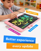 LCD Writing Tablet,Gifts for 3 Years Old Boys and Girls,10 Inch Colorful Doodle Board Drawing Tablet, Erasable Reusable Electronic Drawing Pads, Educational and Learning Toy for Kids