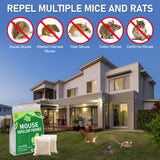 Lousye Rodent Repellent, Mighty Mint Mouse Repellent,Environmentally Friendly and Humane Mouse Trap for Home, Car Engines, Pest Control for Indoor (white-30)