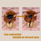 YOOLEETC Lion-Shaped Show Head Pet Canvas Shoulder Bag, Outcrop, Shoulder Bag. (Pink-Large)