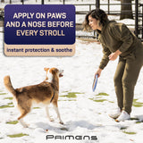 Dog Paw Balm Natural Moisturizer for Dry Cracked Paws - Lick Safe Paw Cream Wax with Aloe Vitamin E - Winter Summer Protection Hot Pavement Snow Salt - Healing Nose Balm