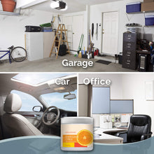 Load image into Gallery viewer, SMELLS BEGONE Air Freshener Odor Absorber Gel - 15 oz, Pack of 2 - Absorbs and Eliminates Odor in Pet Areas, Bathrooms, Cars, &amp; Boats - Made with Essential Oils - Energizing Citrus Scent
