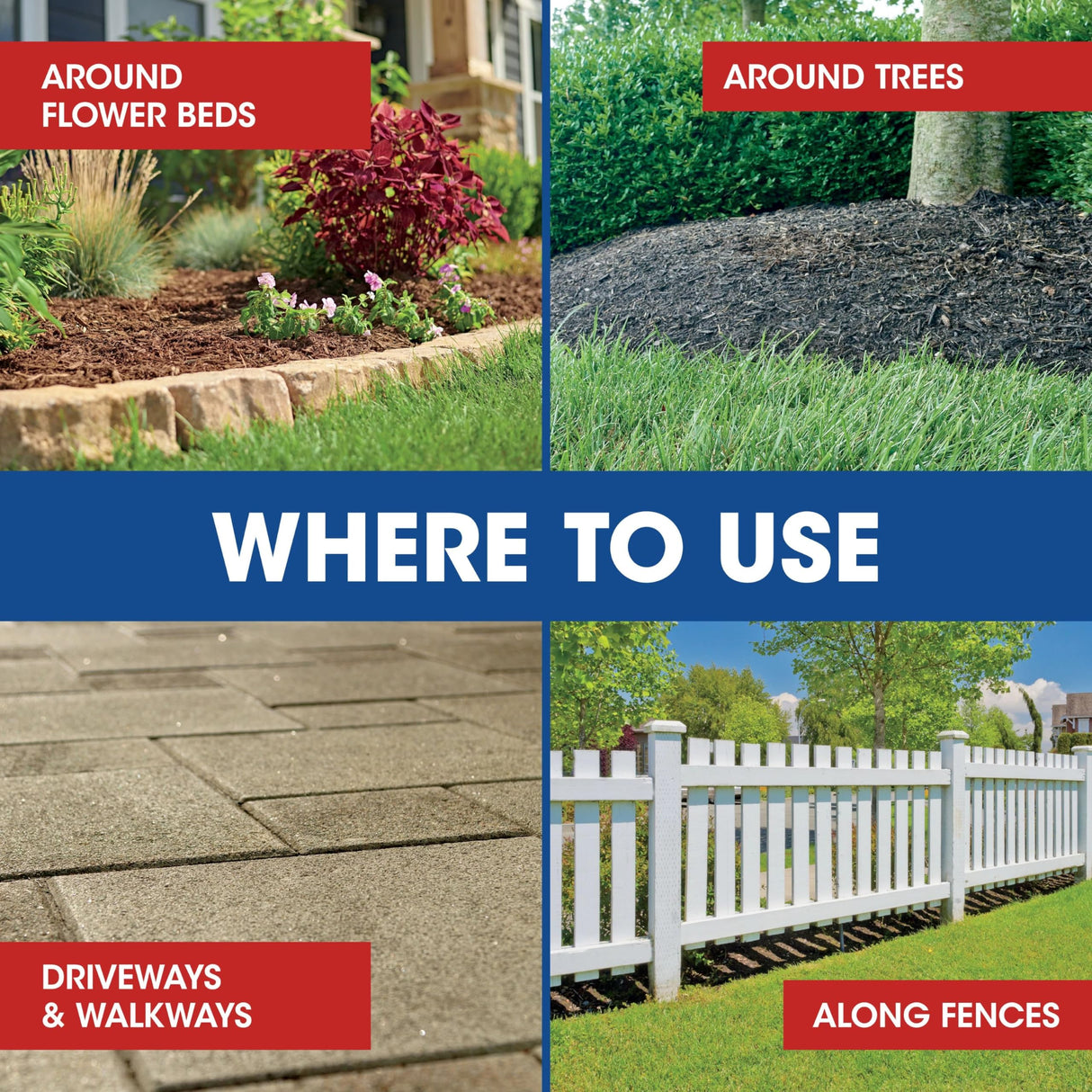 Roundup Weed & Grass Killer₄ with Sure Shot Wand, Use in and Around Flower Beds, Trees, and Driveways, 1 gal.