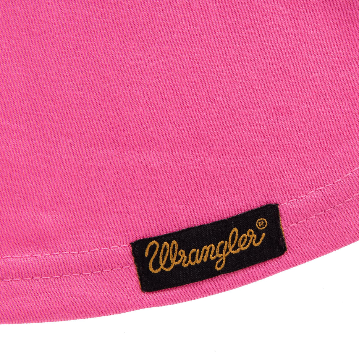 Wrangler Dog Shirt – Western Cowboy Rope Logo Pet Tee for Small to XL Dogs – Pull-on Machine Washable Dog T-Shirt (Pink, XS)