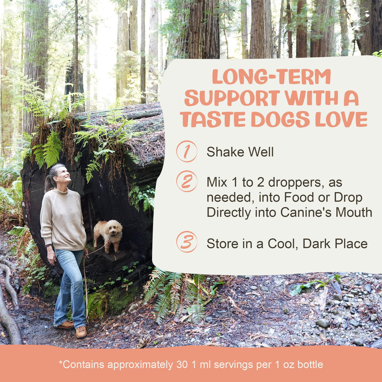 MycoDog Lions Mane Mushroom Supplement for Dogs - Cognitive & Brain Health - Lions Mane for Dogs - Senior Dog Wellness Drops