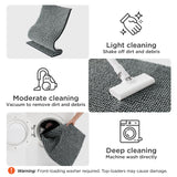 Bedsure Dog Door Mat for Muddy Paws, High-Low Absorbent Chenille Indoor Entrance Mud Dirt Trapper Soak-Stopper, Machine Washable Non-Slip Entryway Rug for Pets, 35"x24" Grey