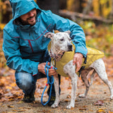 Kurgo Halifax Rain Shell, Dog Raincoat, Waterproof Rain Jacket for Dogs, Pet Poncho, Reflective, Leash Opening, Quick Release Buckles (Slicker Yellow, Small)