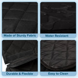 Dog Car Seat Cover for Back Seat - Water-Resistant Car Seat Protector for Cars, Trucks, and SUVs - Seat Cover Protects from Scratches, Mud, Pet Hair and Accidents - Car Accessories by PETMAKER (Black)