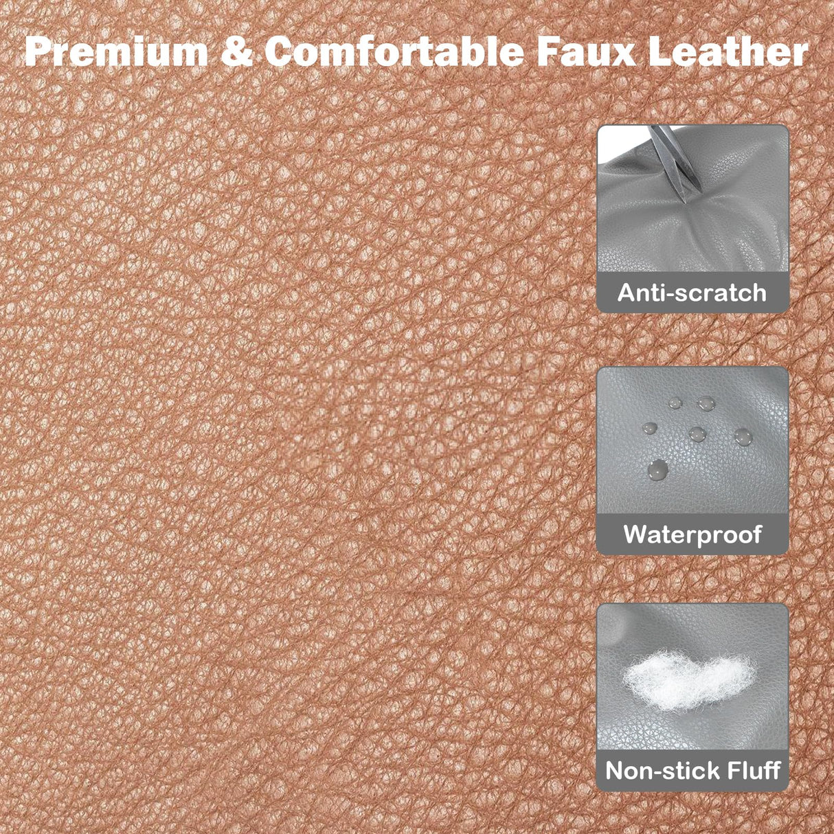 Portable Small Dog Seat for Car, Luxury Leather Center Console Dog Car Seat Booster with Safety Tethers, Anti-Collapse Pet Travel Carseat for SUV, Truck
