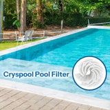 Cryspool® 1004 DE Filter Compatible with FNS Plus 48, DEL/DEV 48, DE4820, 59002300, FS-2004, PFS2448, FC-9540, PG-1904, 7 Full + 1 Partial, 48 Sq.Ft DE Grid Swimming Pool Filter Cartridge, 1 Set