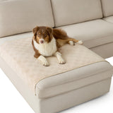 Bedsure Waterproof Couch Cover for Dogs Washable - Waterproof Blanket for Large Dogs Couch Sofa Cozy, Lightweight Furniture Protector for Pet Cat Quick Drying Puppy, Sandy Tan, 40x50IN