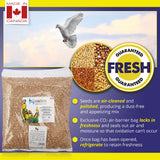 Hagen Pigeon & Dove Seed, Nutritionally Complete Bird Food 25 Pound (Pack of 1)