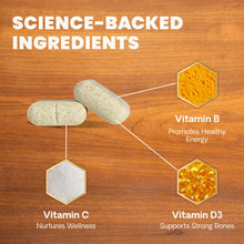 Load image into Gallery viewer, VetriScience 27+ Active Health Chewable Tablets, Canine Plus Daily Multivitamin for Puppies and Adult Dogs, Balanced Vitamins, Minerals and Antioxidants, Health and Wellness Support, Duck, 90 Count
